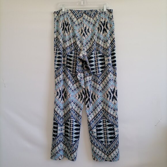 Alyx Womens Multicolor Elastic Waistband Aztec Print Palazzo Pants Size XL - Picture 4 of 6